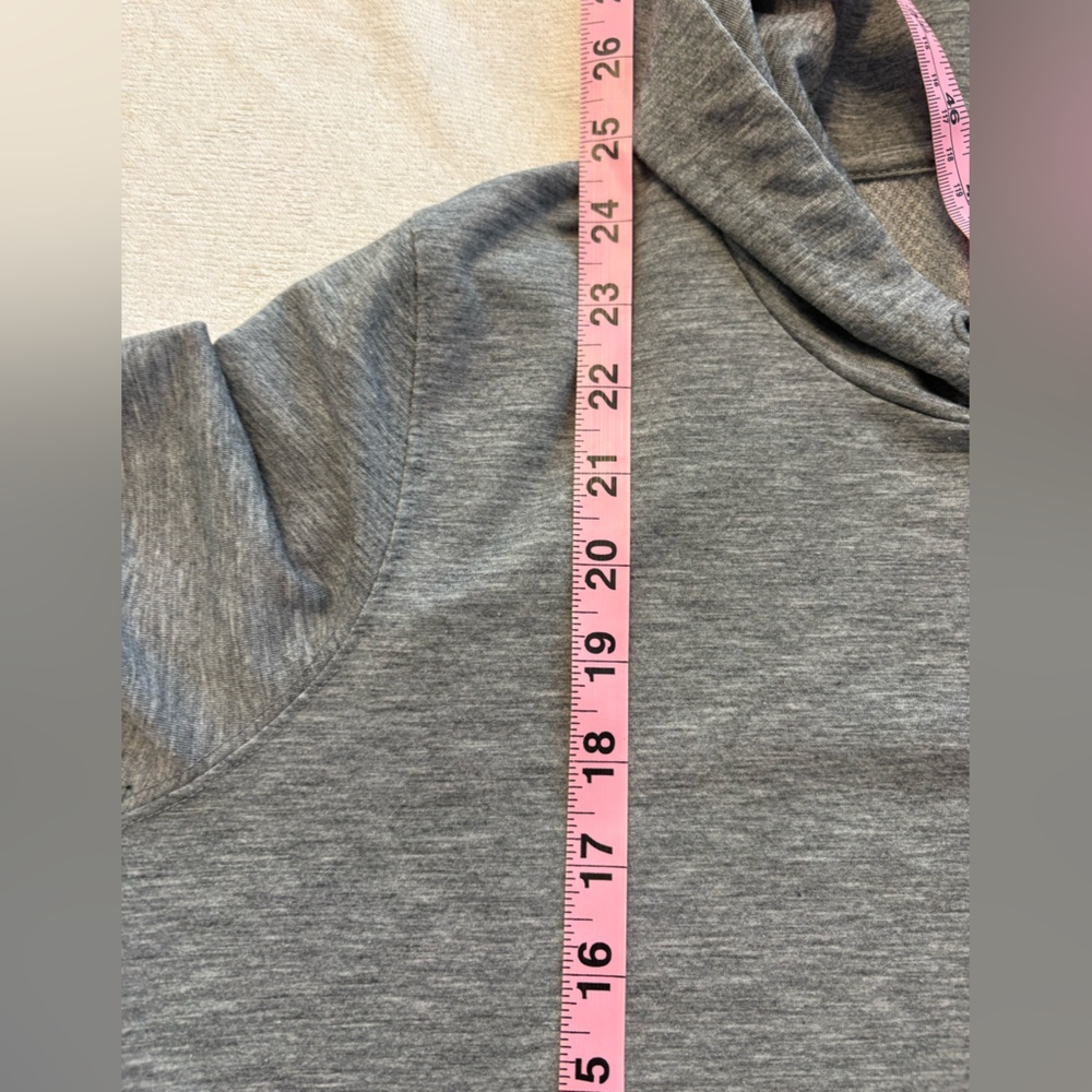 Vineyard Vines Performance Grey Drawstring Hoodie Pullover Sweatshirt Top Large - Picture 11 of 12